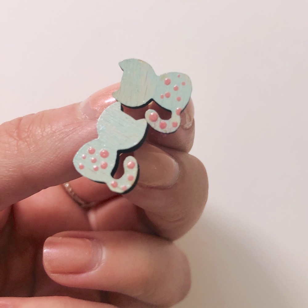 ⭐️Handmade⭐️ Laser Cut Kitty Earrings